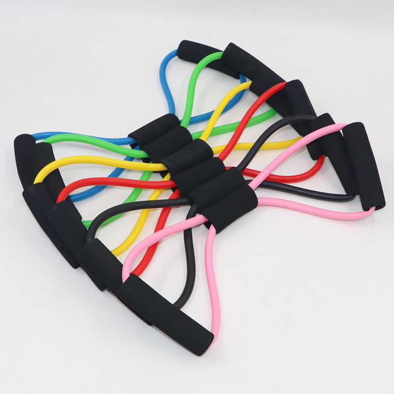 Latex 8 Shaped Tension Rope Pull
