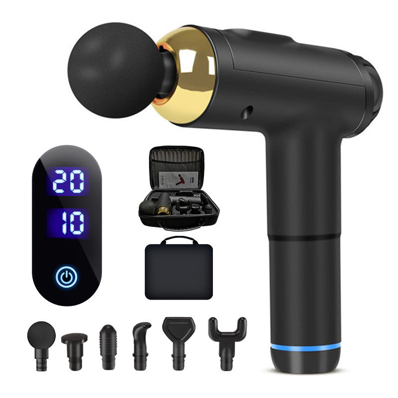 Electric Fascial LCD Deep Body Sport Therapy Muscle Pain Relief Neck Shaping Slimming Relaxation Massager 4.6