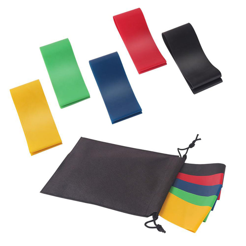 5 Level Resistance Rubber Resistance Bands
 Training Elastic Bands