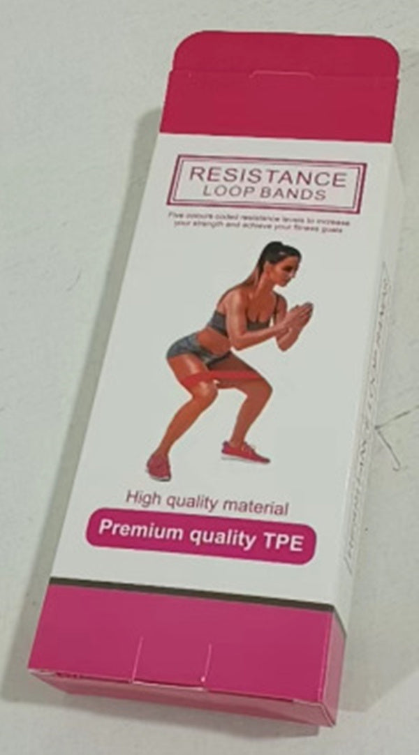 5 Level Resistance Rubber Resistance Bands
 Training Elastic Bands