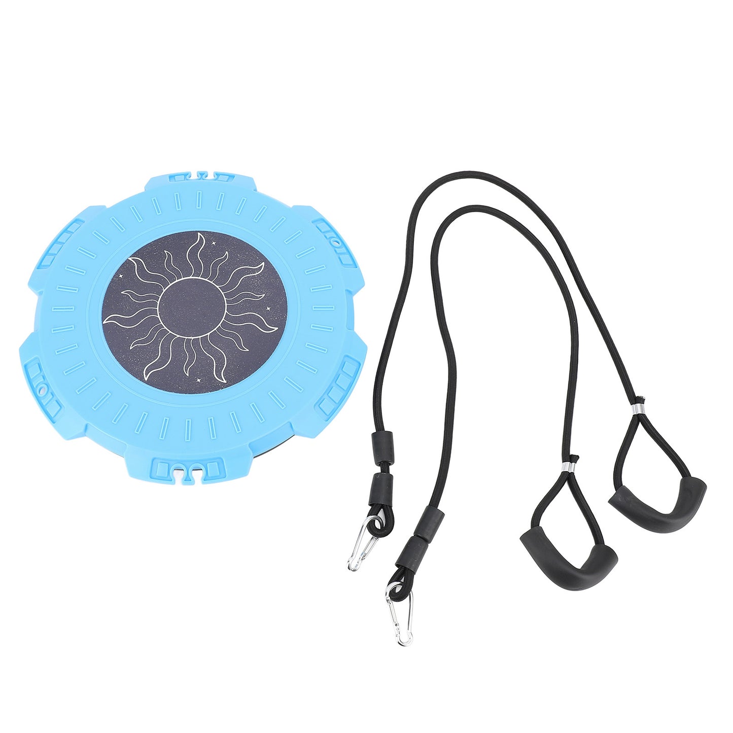 Ab Twist Waist Disc Board PP Anti Slip Balance Trainer Body Twisting Disc with Handles for Slimming Waist Arms Hips and Thighs Blue