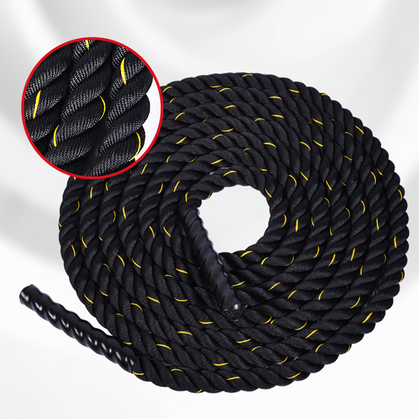 Battle Rope Tensile Resistant Flexible Heavy Duty Battle Exercise Training Rope for Fitness