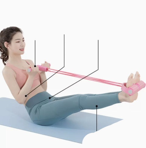 Pedal Tension Rope Sit Up Assistance