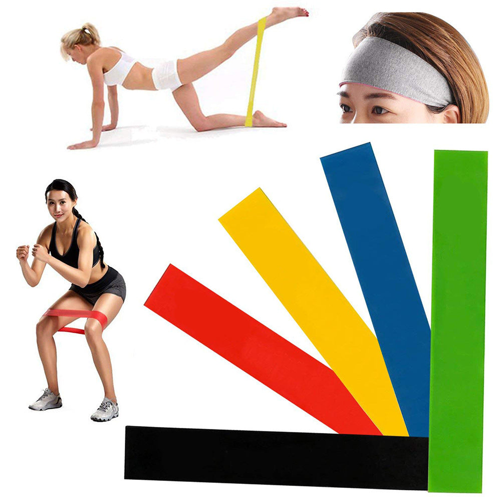 5 Level Resistance Rubber Resistance Bands
 Training Elastic Bands